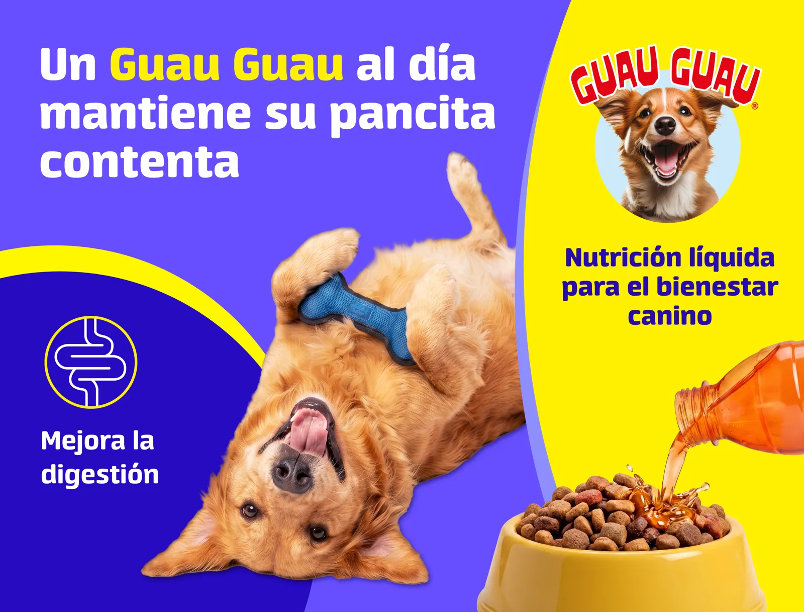 Un Guau Guau al día mantiene su pancita contenta