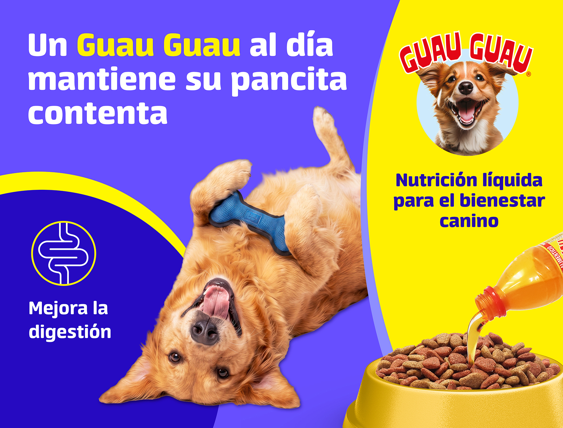 Un Guau Guau al día mantiene su pancita contenta